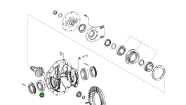 Роликовый подшипник K9002805 Komatsu