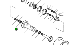 Подшипник в сборе 1111 647 C91 Komatsu
