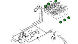 Необслуживаемый аккумулятор (залитый) MW-3 107 002 Komatsu