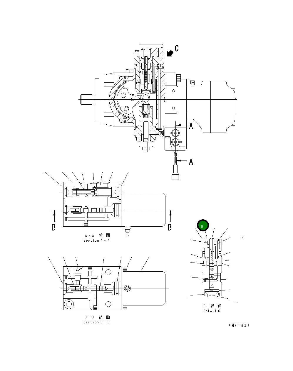 Гайка TM0609-042 Komatsu