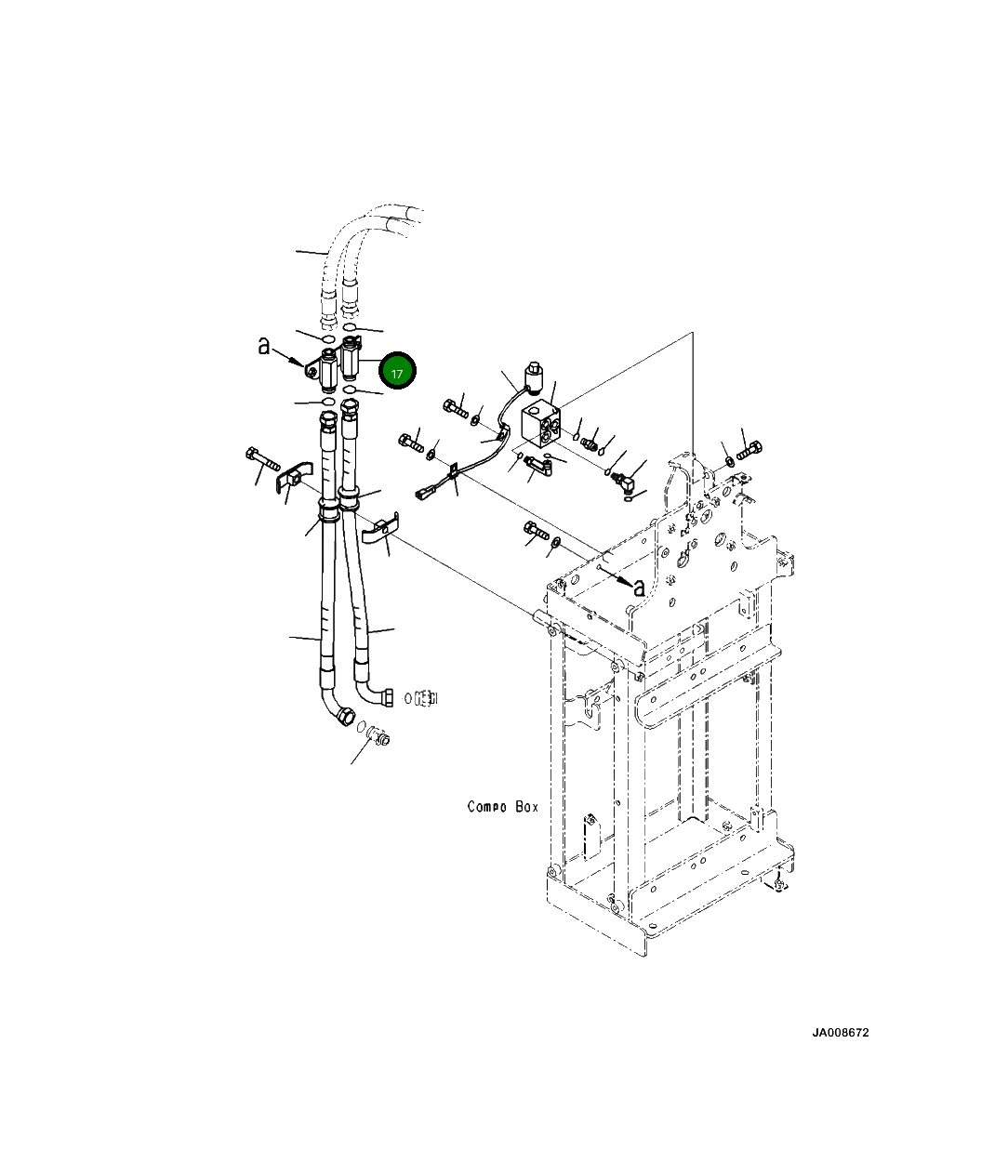 Шарнир 425-43-47980 Komatsu