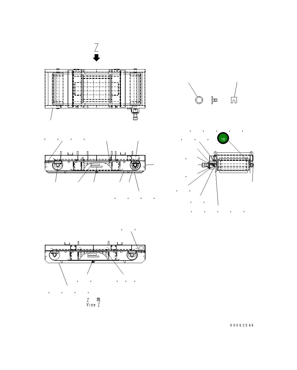 Гайка MFQ0000807 Komatsu
