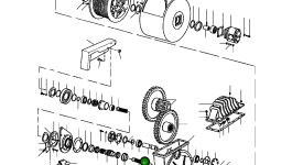 Шариковый подшипник вала ведущей шестерни 22 212 Komatsu