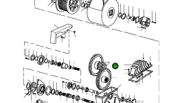 Подшипниковый узел ведущей шестерни в сборе 70 570 Komatsu