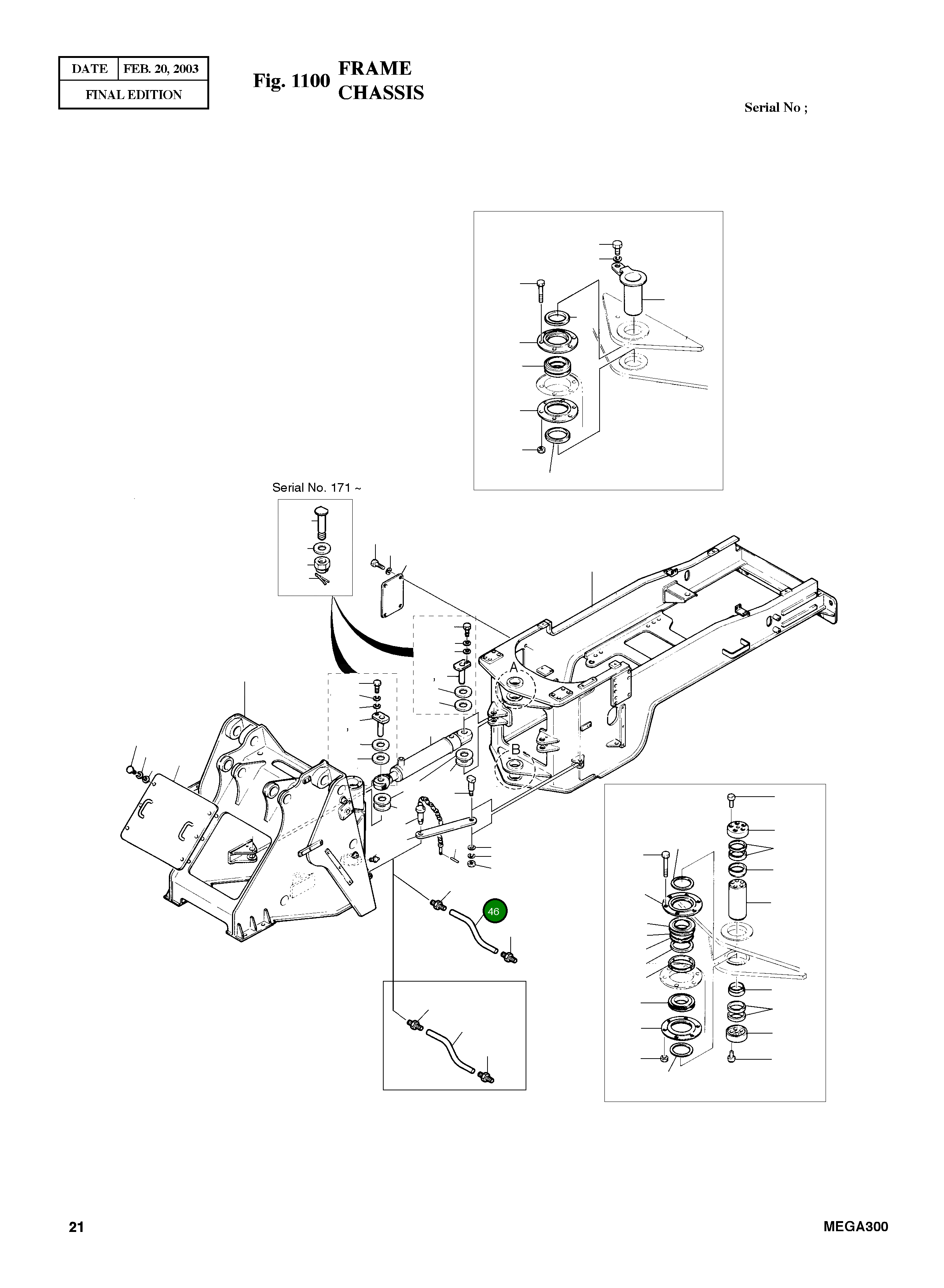Шланг 4185-1322 Komatsu