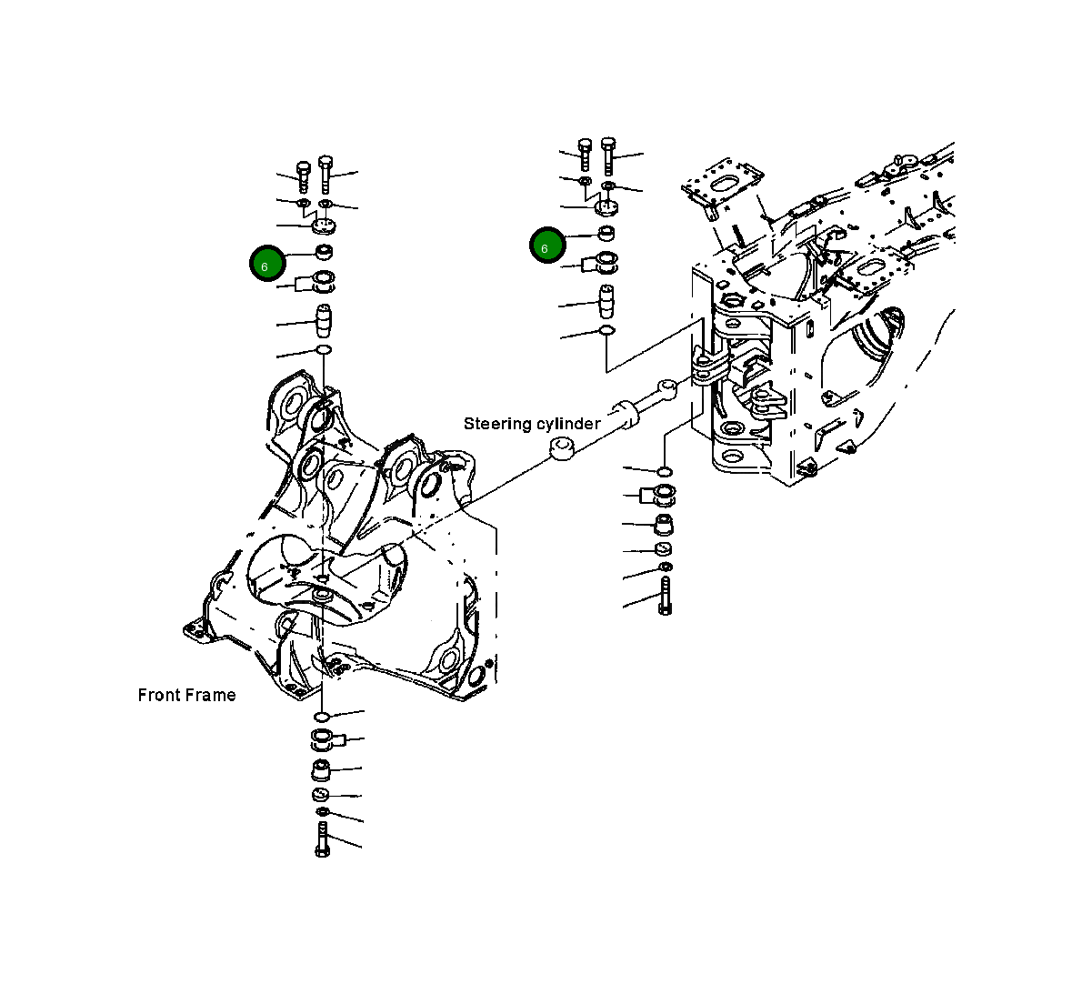 Втулка 428-46-12160 Komatsu