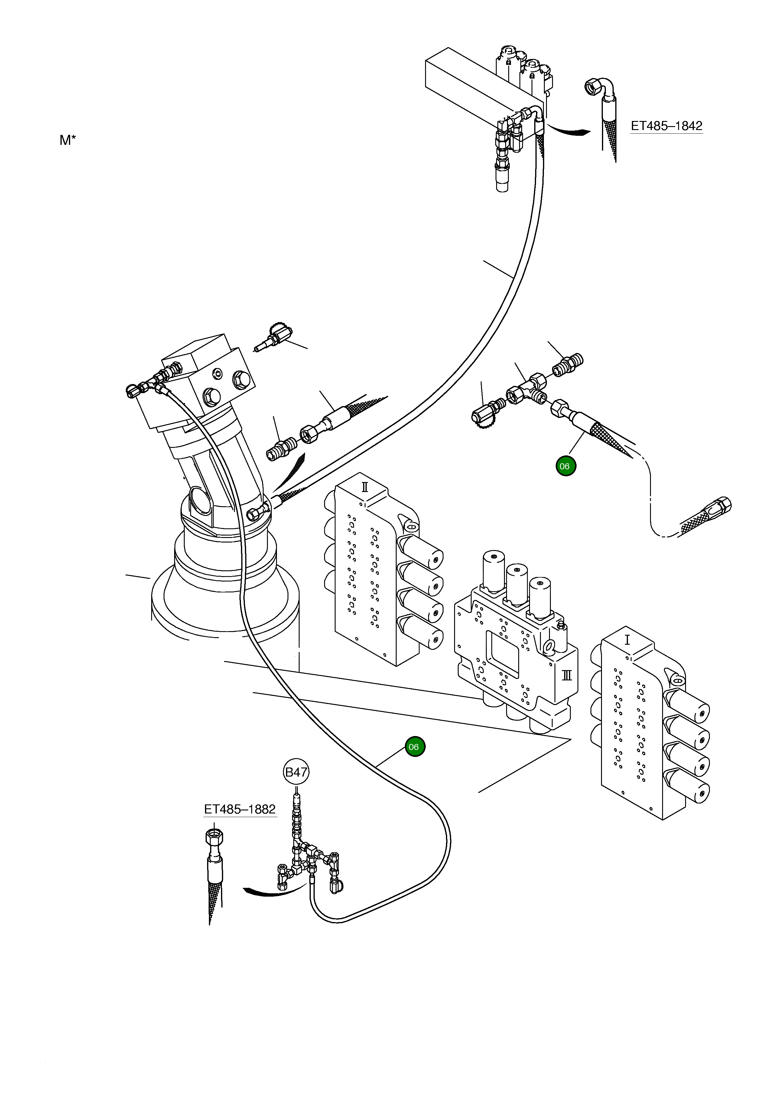 Шланг в сборе DN 10 x 11600 514 713 98 Komatsu