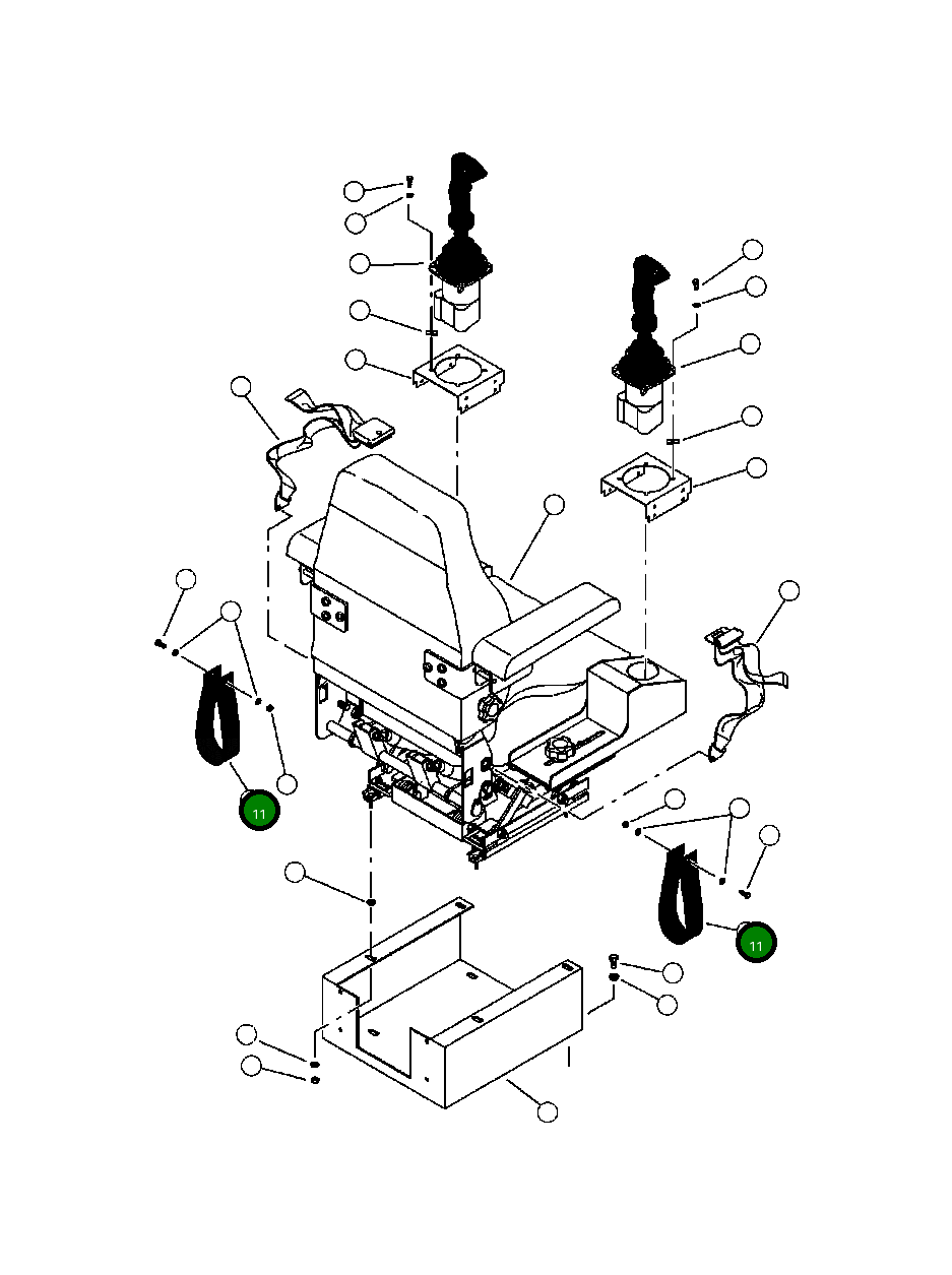 Хомут-ремень для шланга 20244KF Komatsu