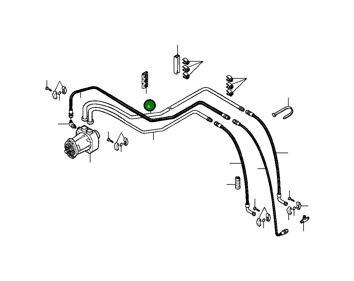 Хомут 158 671 Komatsu