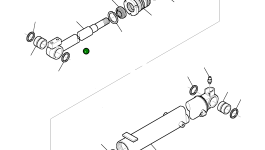 Шток 3F1087062 Komatsu
