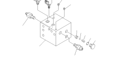Комплект уплотнений 23B-61-05110 Komatsu