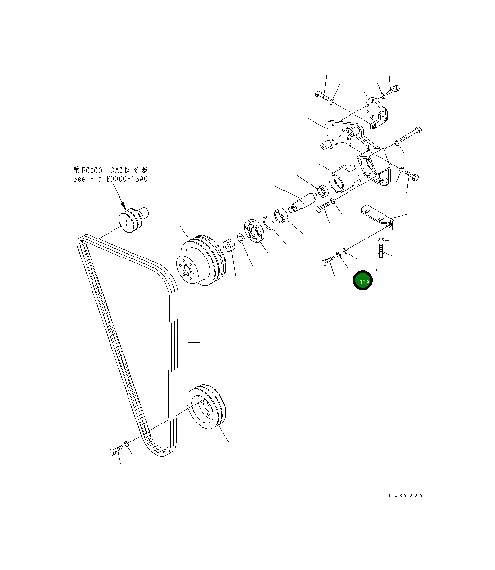 Шайба 706-8H-14130 Komatsu
