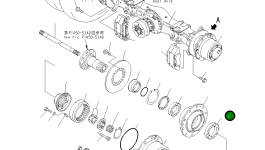 Подшипник в сборе 22X-22-12850 Komatsu