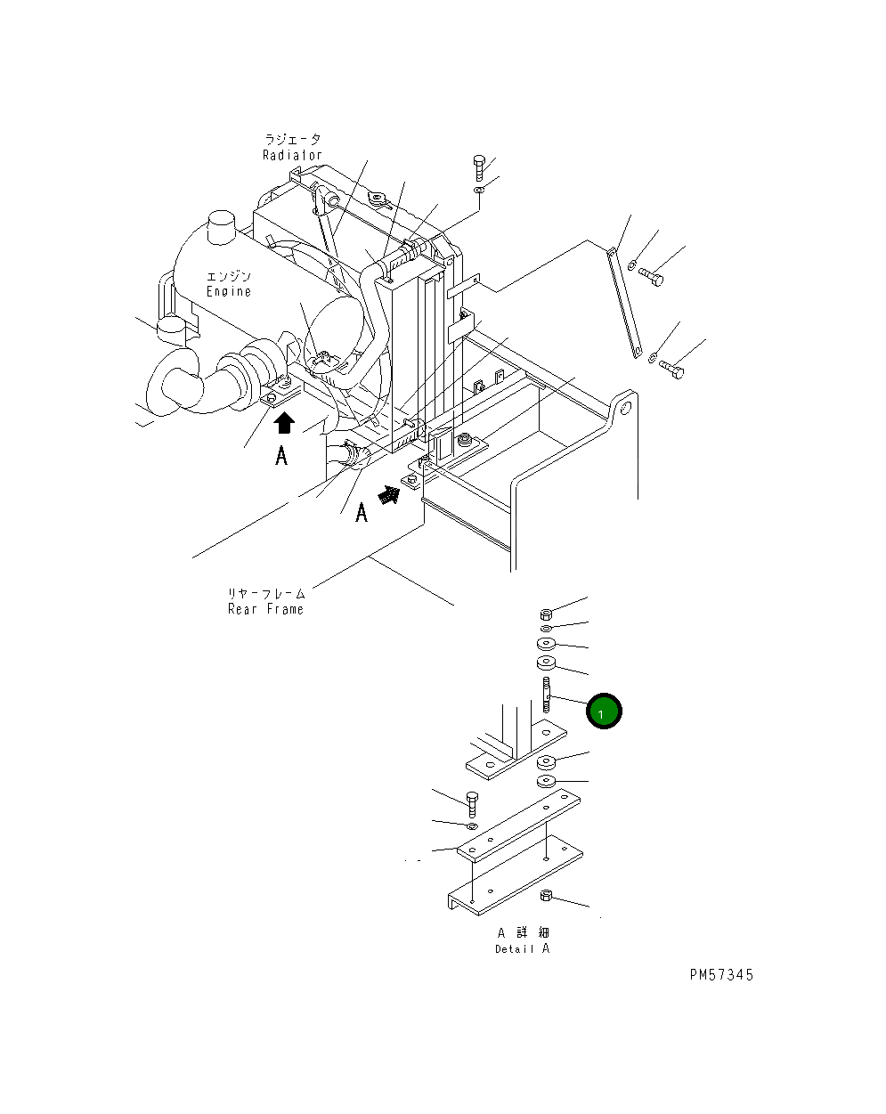 Шпилька 273-03-11220 Komatsu