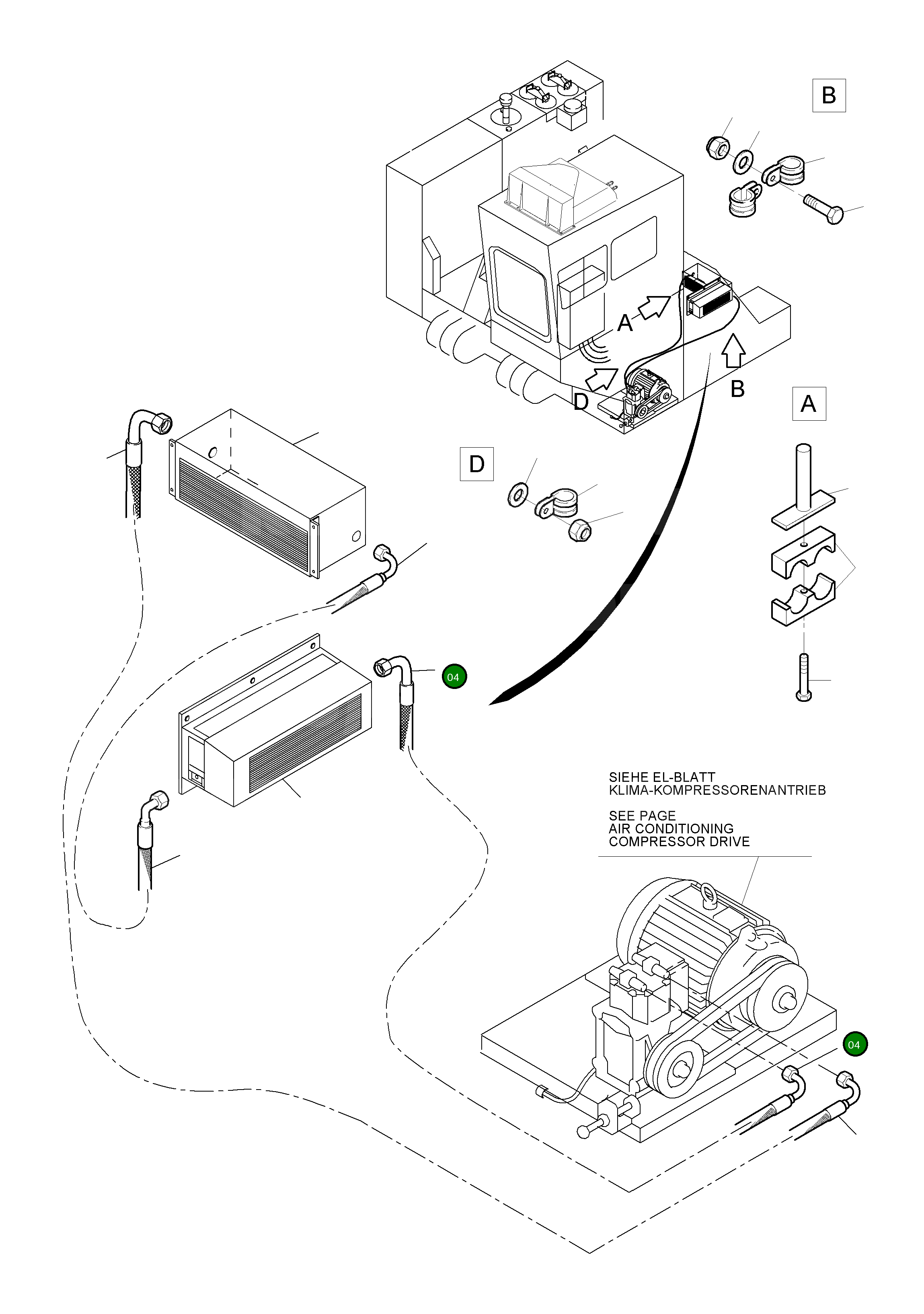 Шланг в сборе DN 16x7200 943 528 40 Komatsu