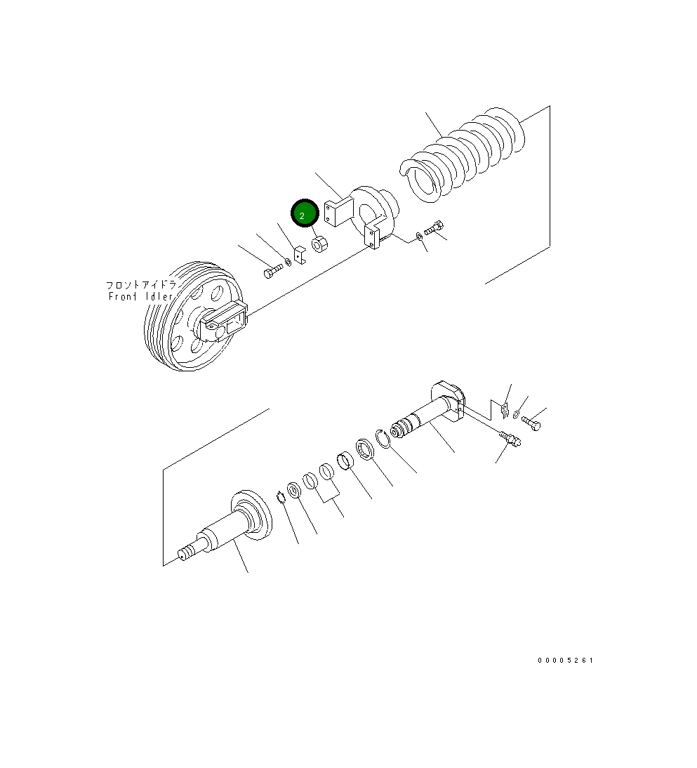 Гайка 20Y-30-29140 Komatsu