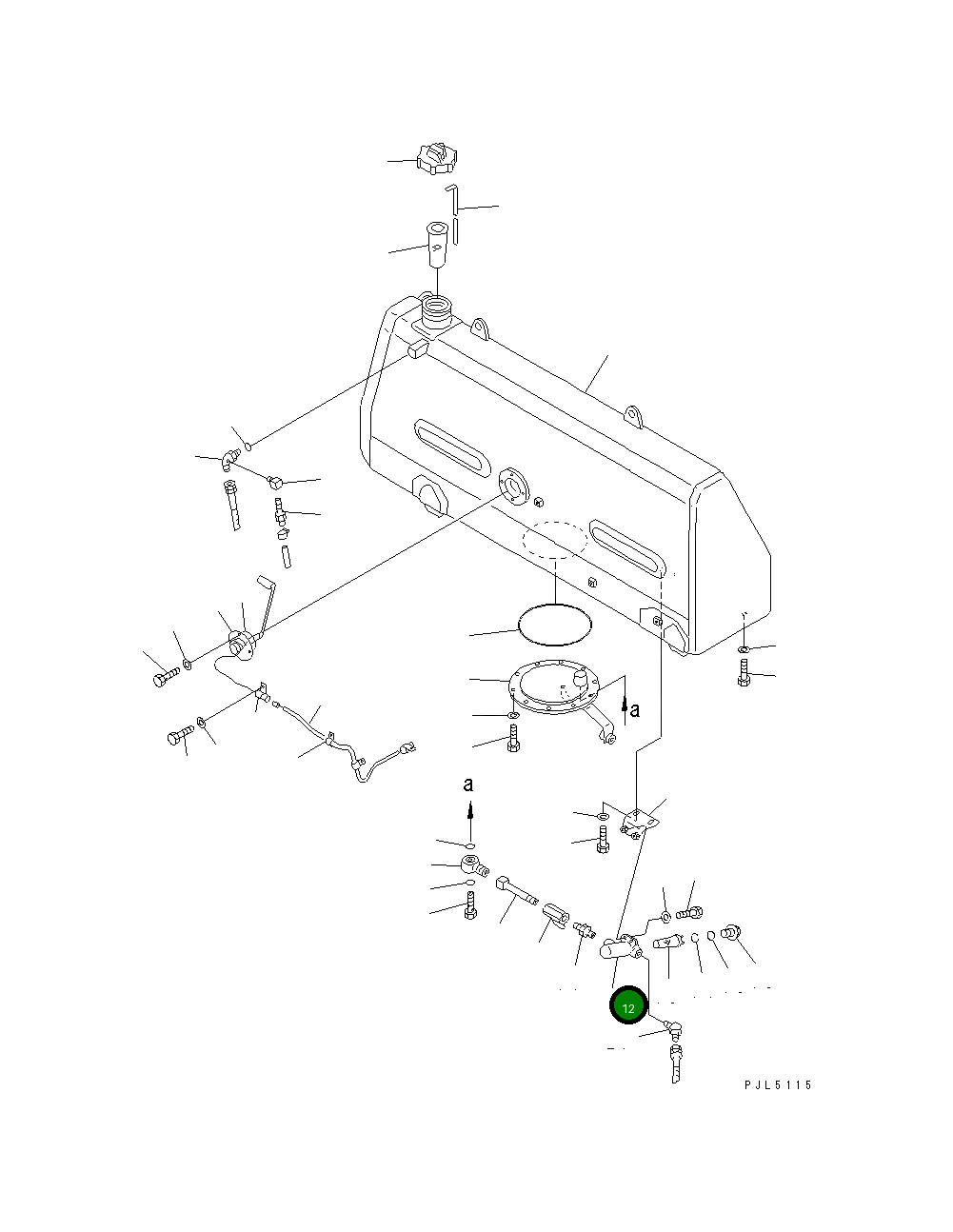 Фильтр в сборе 07058-20000 Komatsu