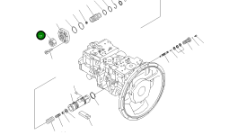 Гайка 722-14-15030 Komatsu