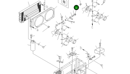 Гайка ND91160-05041 Komatsu