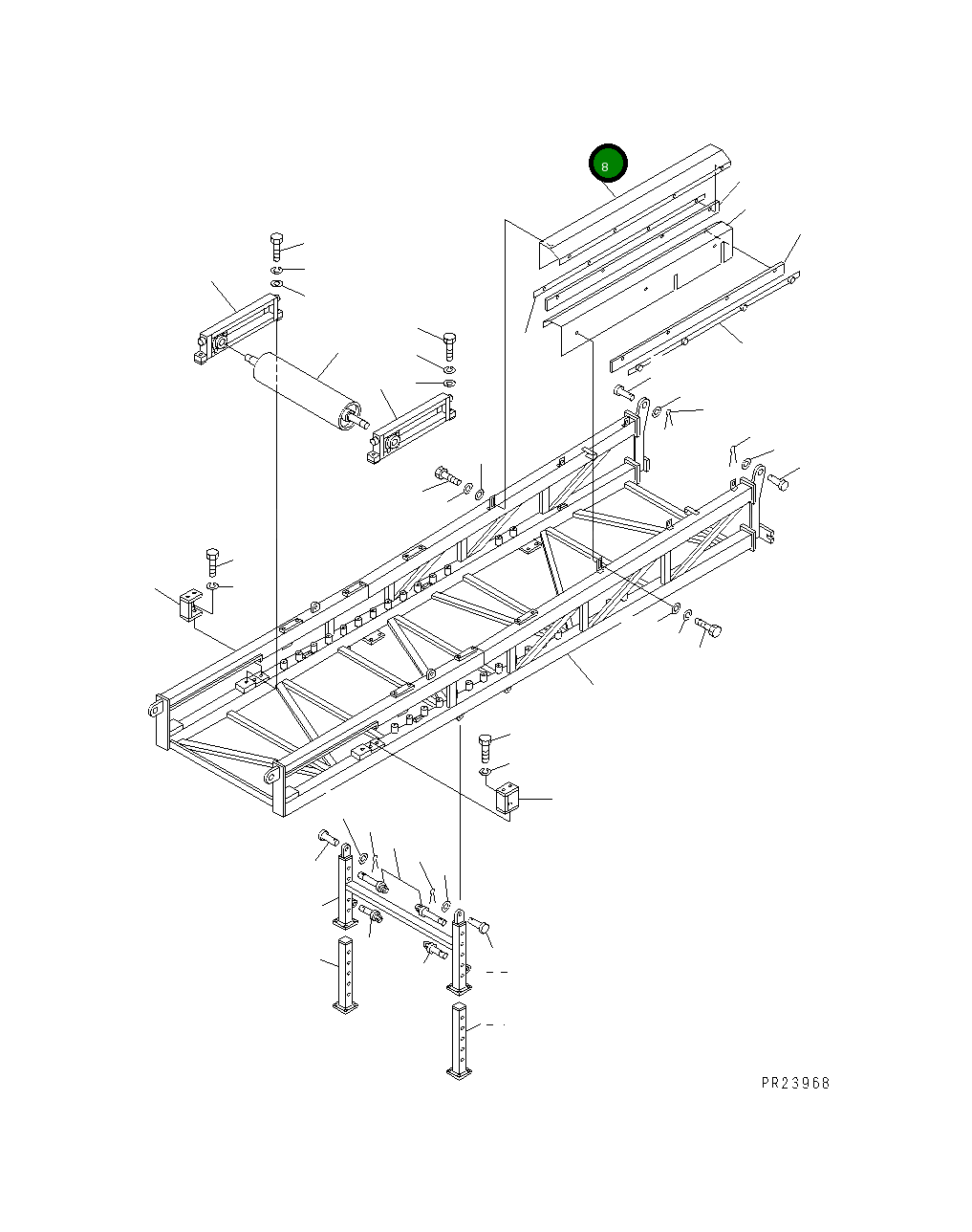 Накладка 8253-75-1580 Komatsu