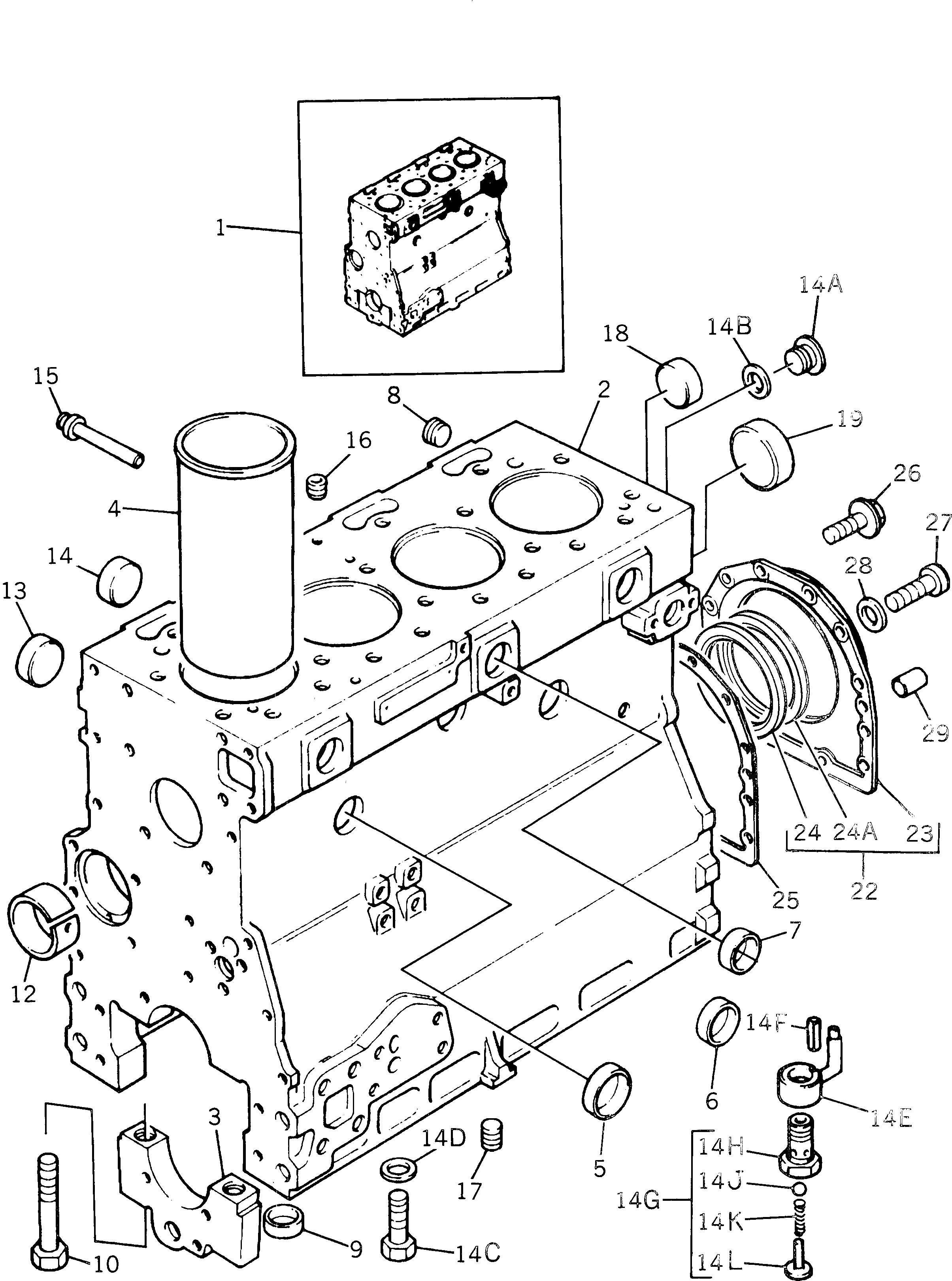 Штифт PK2116A023 Komatsu