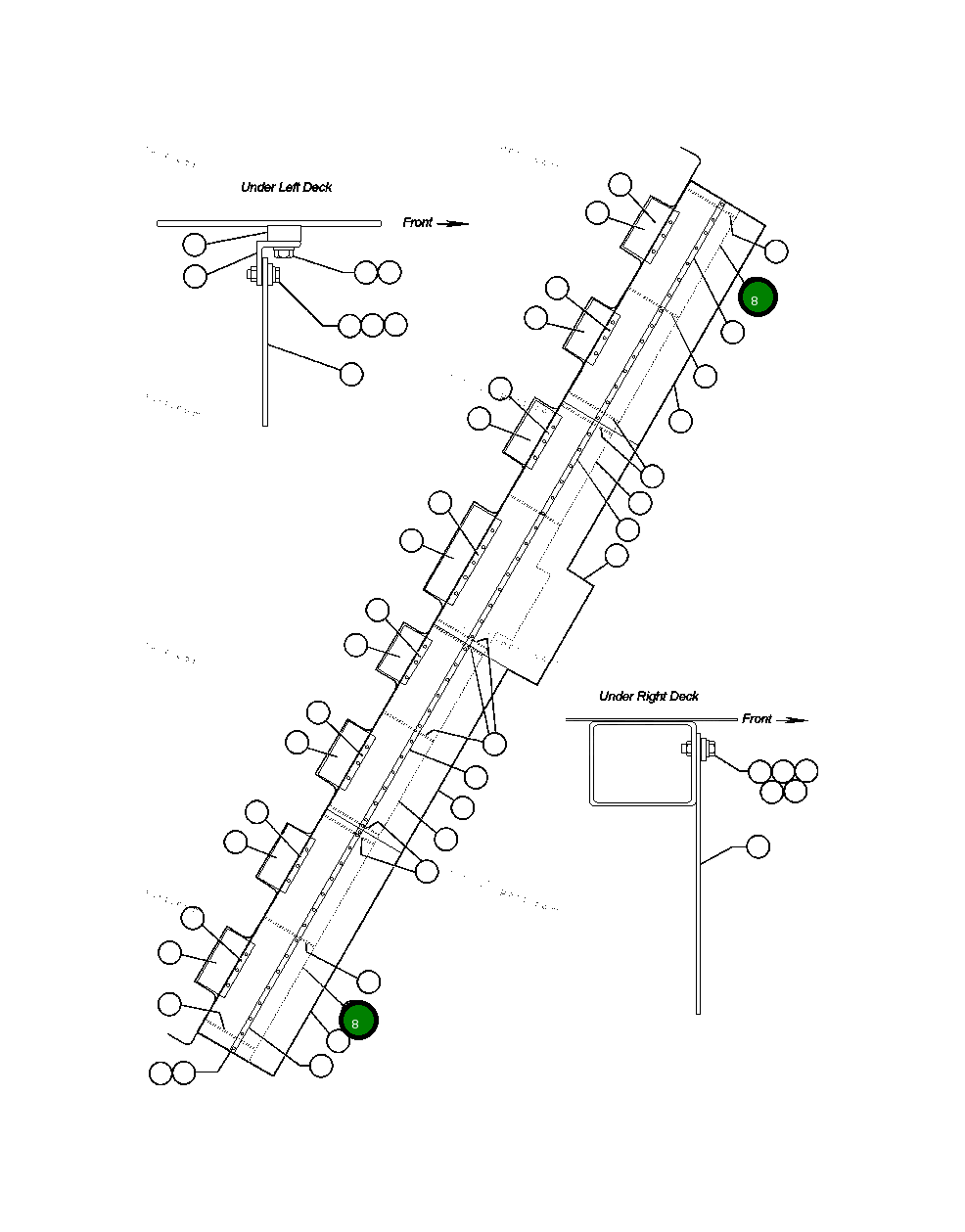 Монтажная штанга EF6794 Komatsu