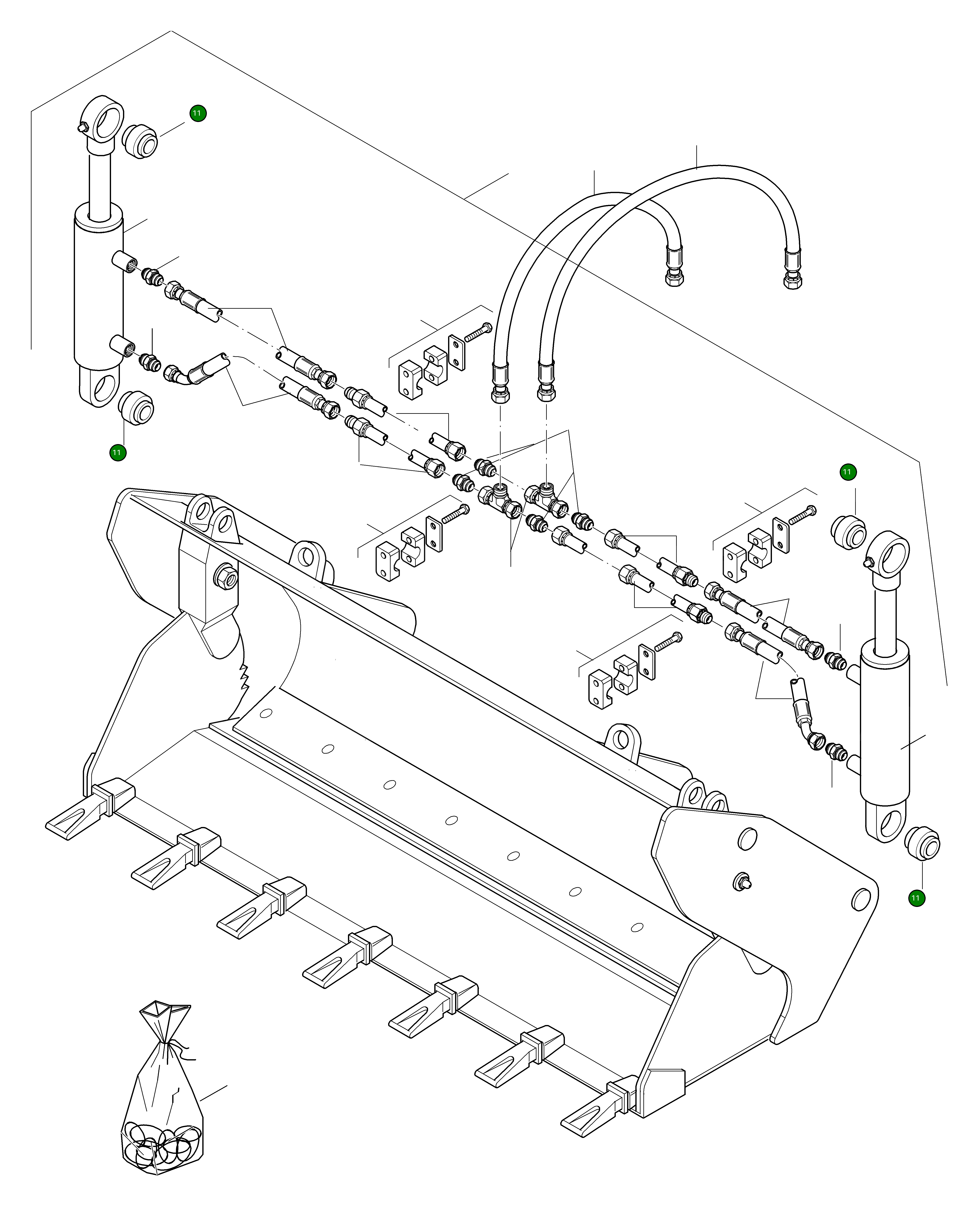 Шаровой шарнир 42R-70-H0P18 Komatsu