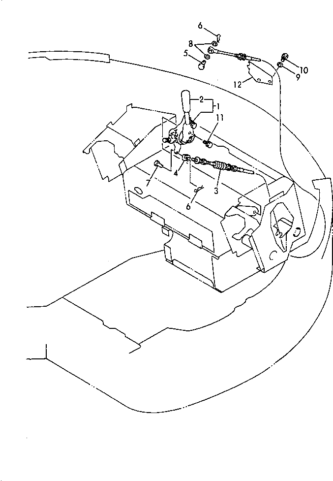 Рукоятка YM172964-12140 Komatsu