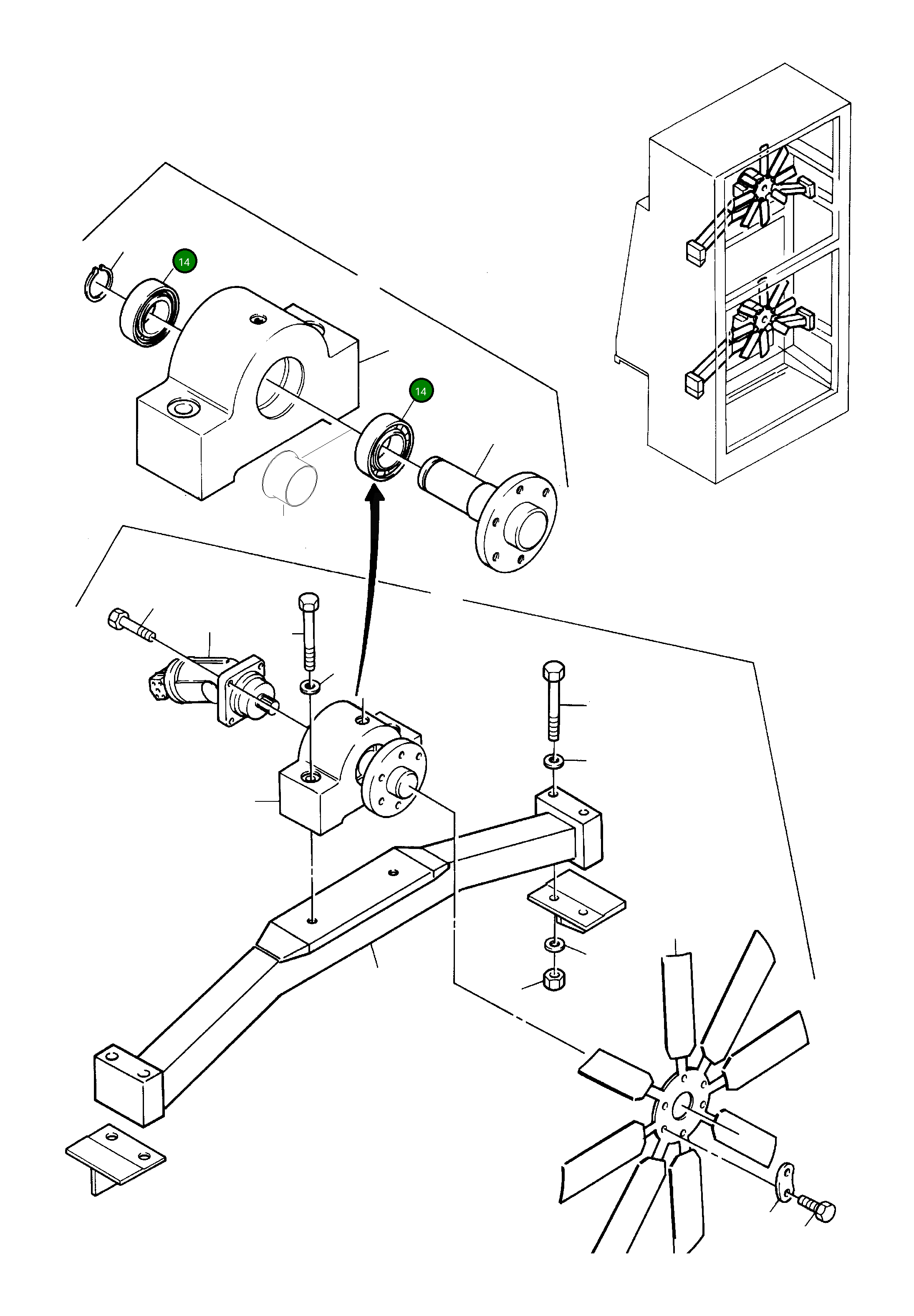 Шарикоподшипник 512 363 98 Komatsu