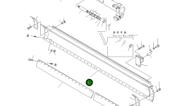 Отвал 235-70-42110 Komatsu