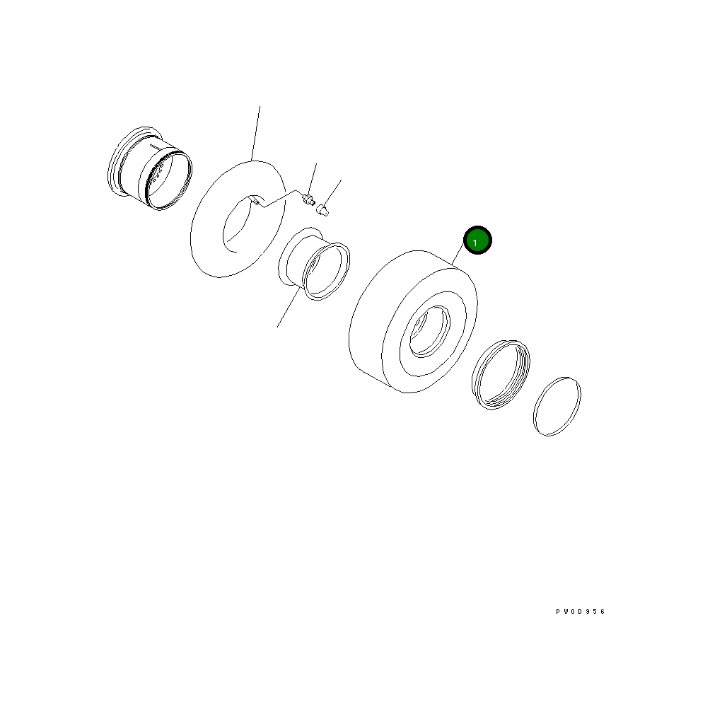 Шина 419-30-11920 Komatsu