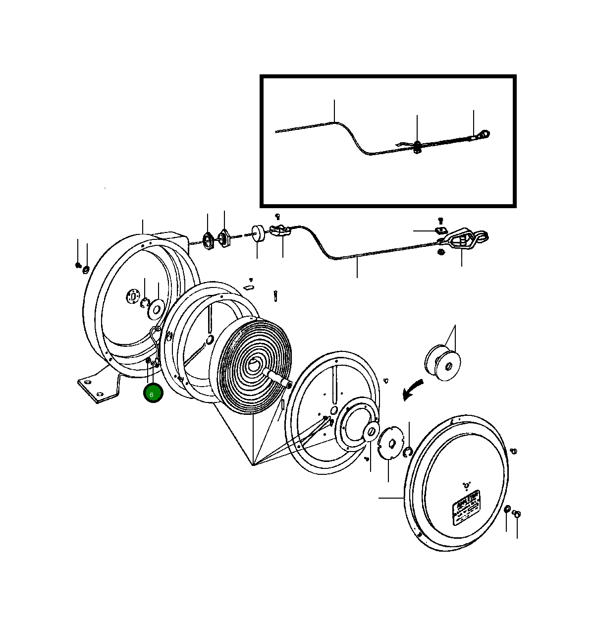 Гайка шестигранная 85 055 Komatsu