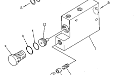 Гайка 15830-12012 Komatsu