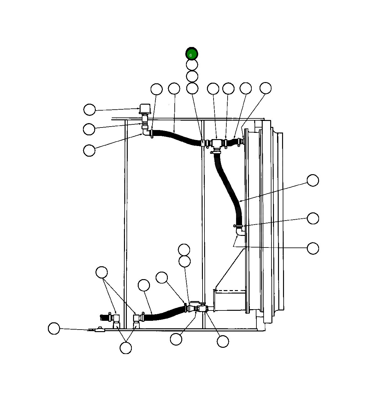 Хомут TF6924 Komatsu