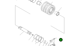 Шпонка 131-30-36160 Komatsu