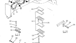 Клипса 237-60-14160 Komatsu