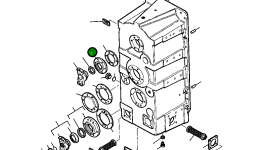 Хомут шланга в сборе 169 151 H2 Komatsu