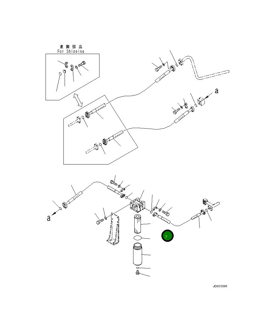Фильтрующий элемент 21M-970-1380 Komatsu