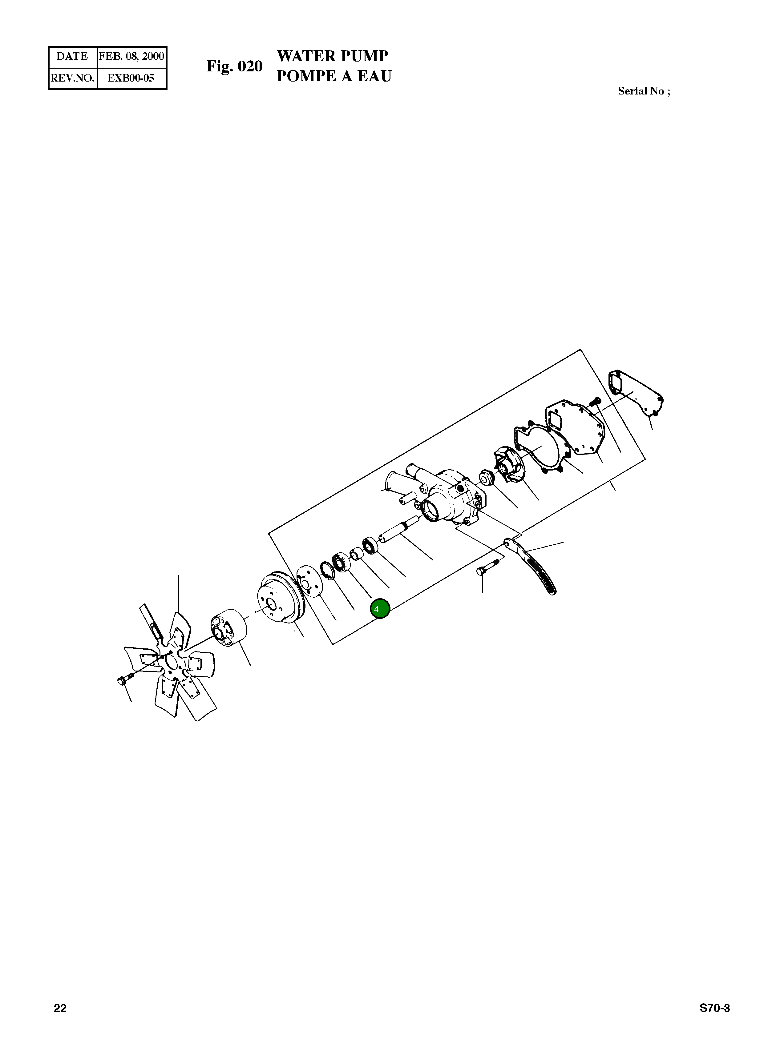 Шариковый подшипник 06.31430-0512 Komatsu