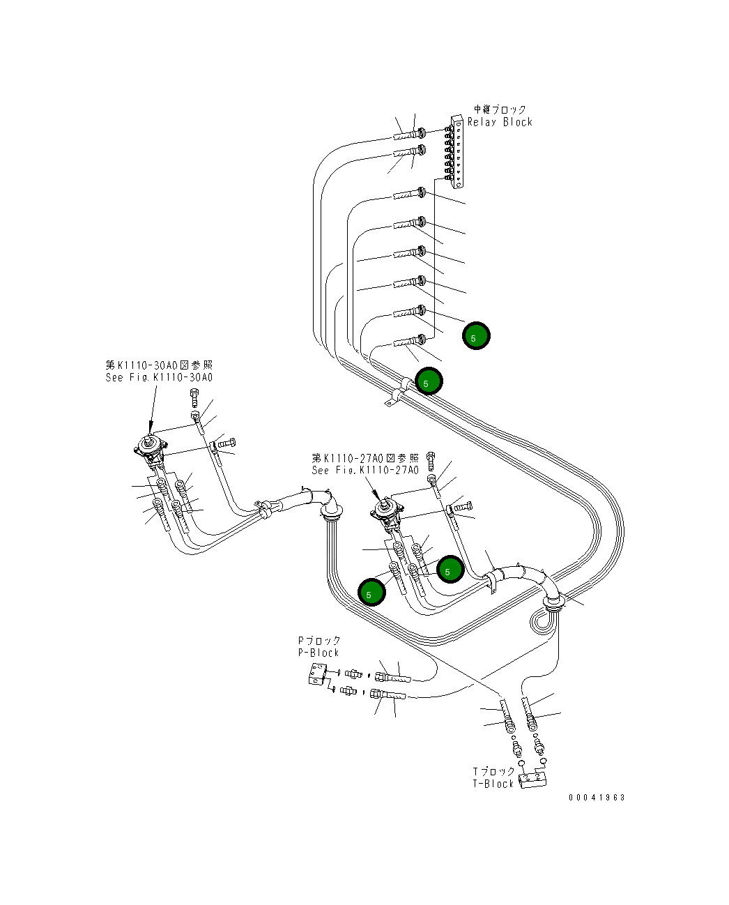 Шланг 207-62-KC190 Komatsu