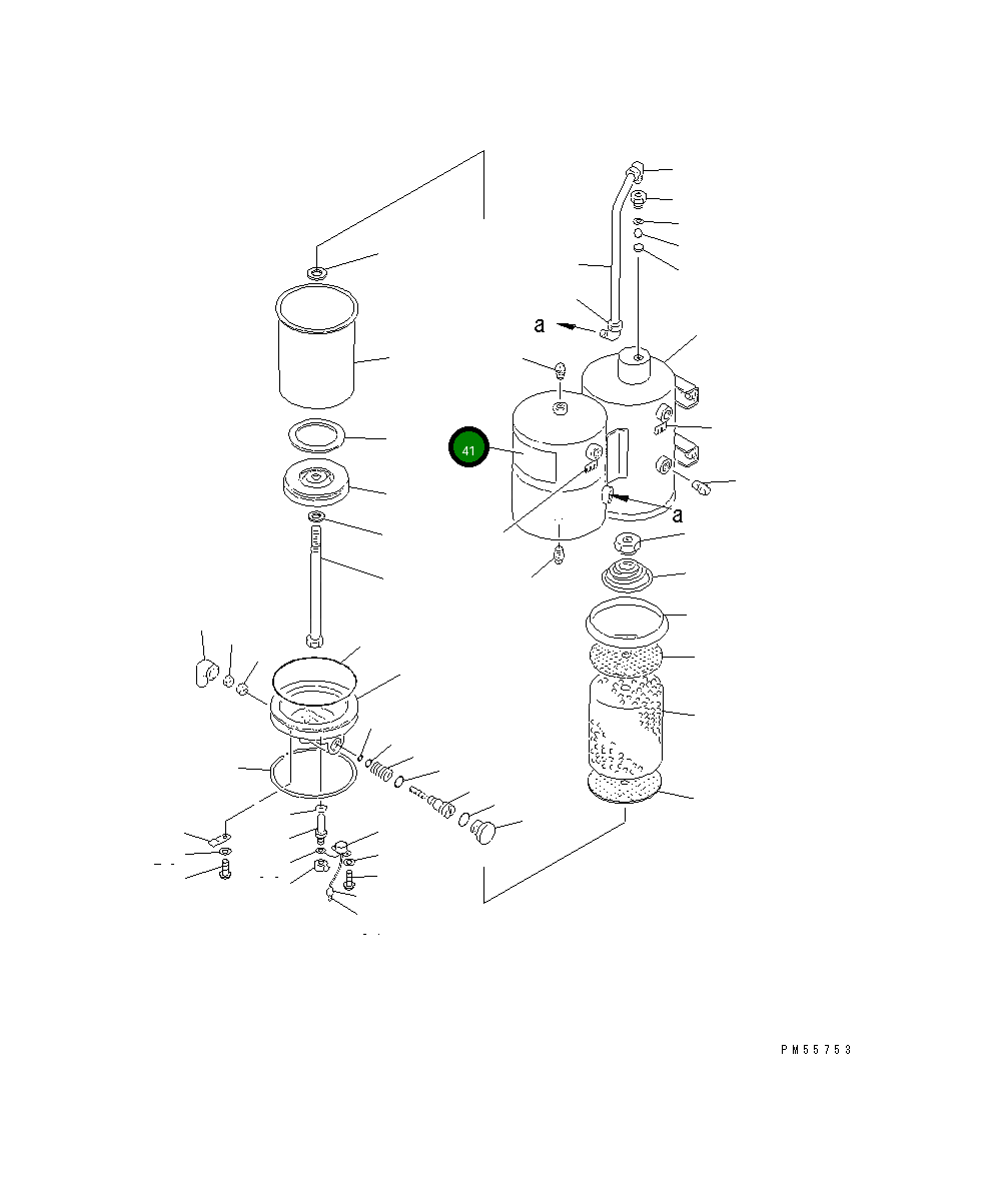 Этикетка 232-44-51420 Komatsu