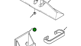 Штанга трения C-рамы 1258 970 H91 Komatsu