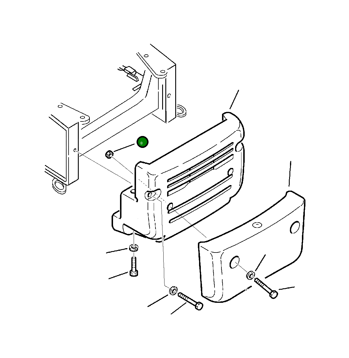Гайка 801703014 Komatsu