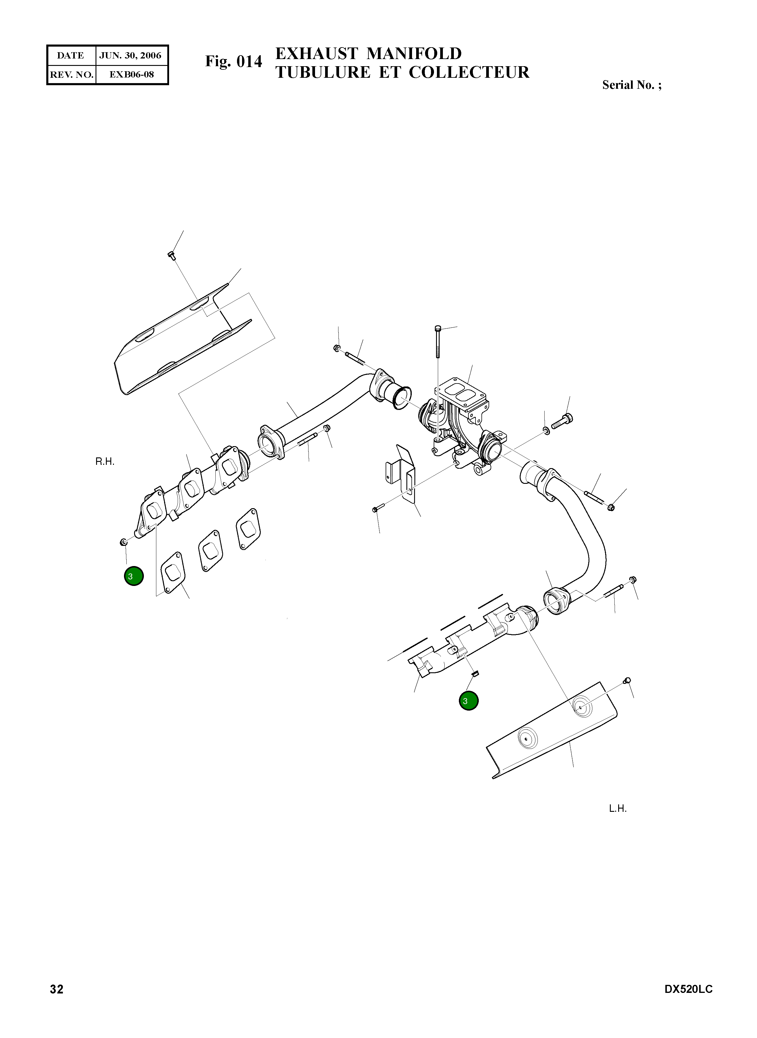 Гайка шестигранная 65.90535-0001 Komatsu