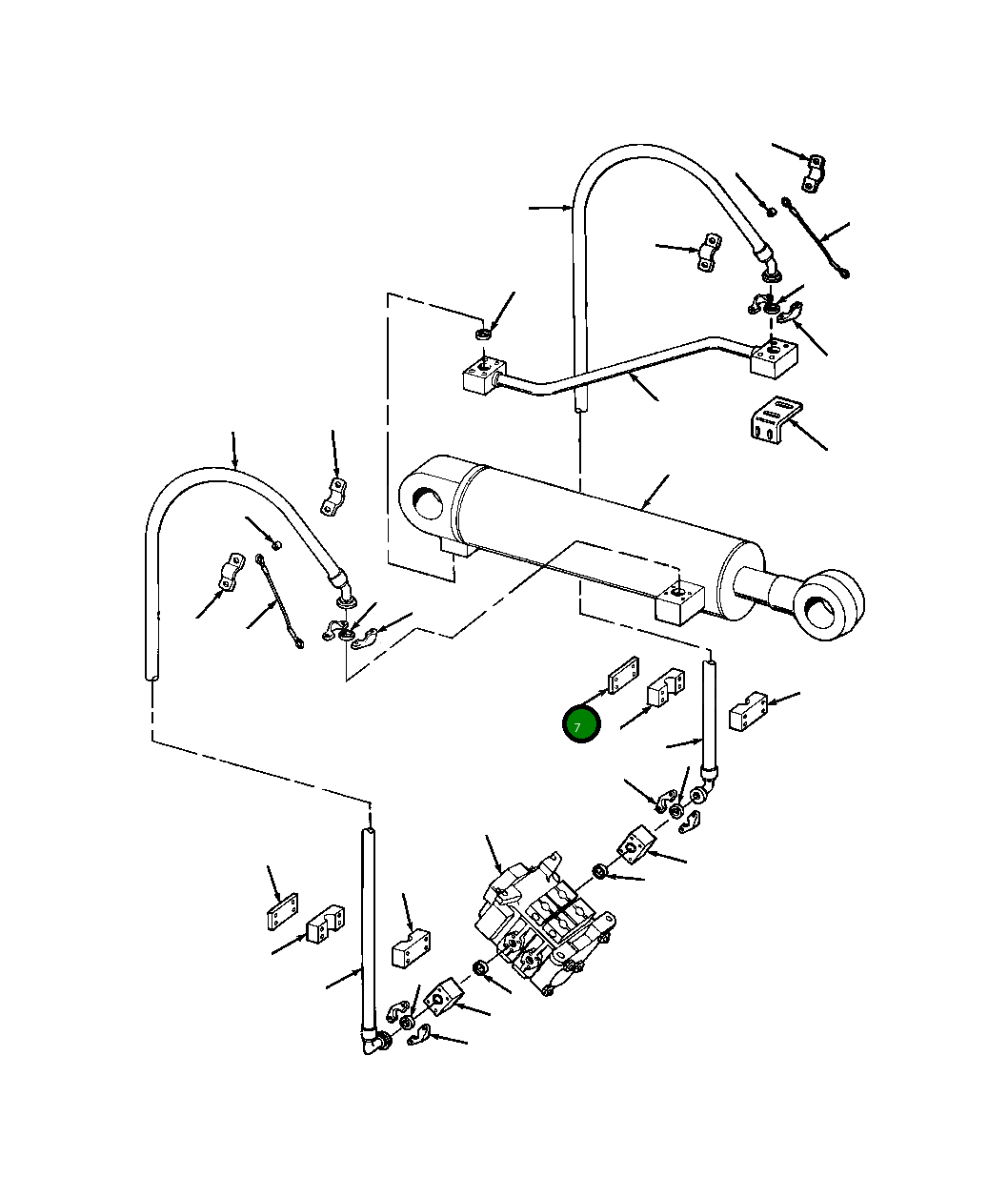 Зажимная штанга 1108 870 C1 Komatsu
