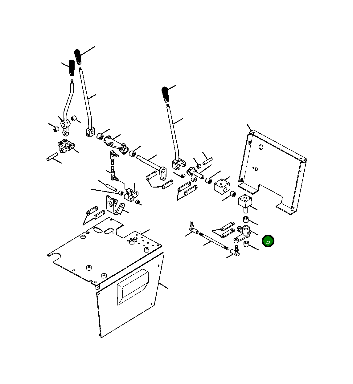 Коромысло с подшипниками (управление рыхлителем) 623 621 C91 Komatsu