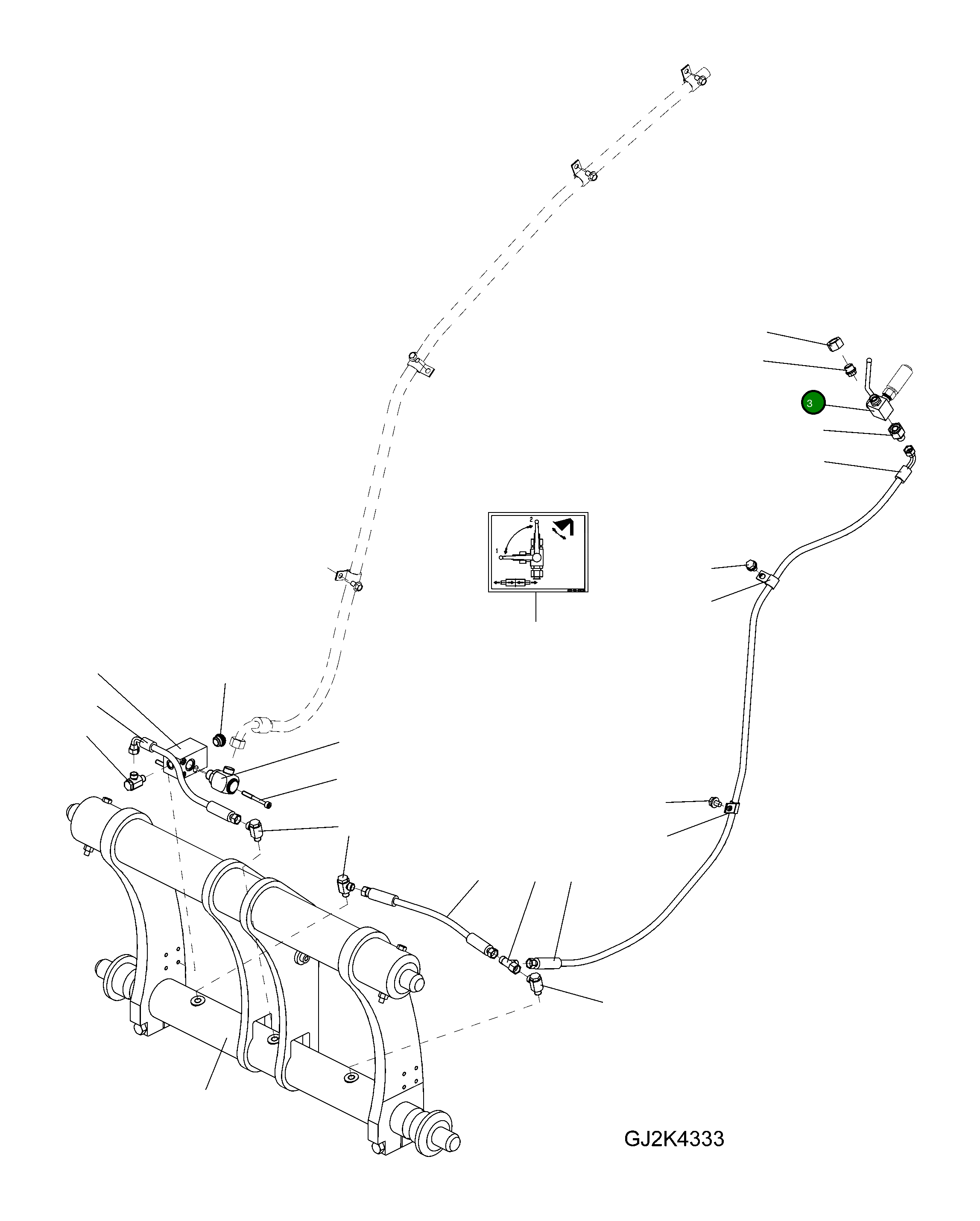 Шаровой клапан 42U-70-12860 Komatsu