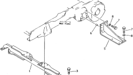 Кронштейн 11G-C70-5120 Komatsu