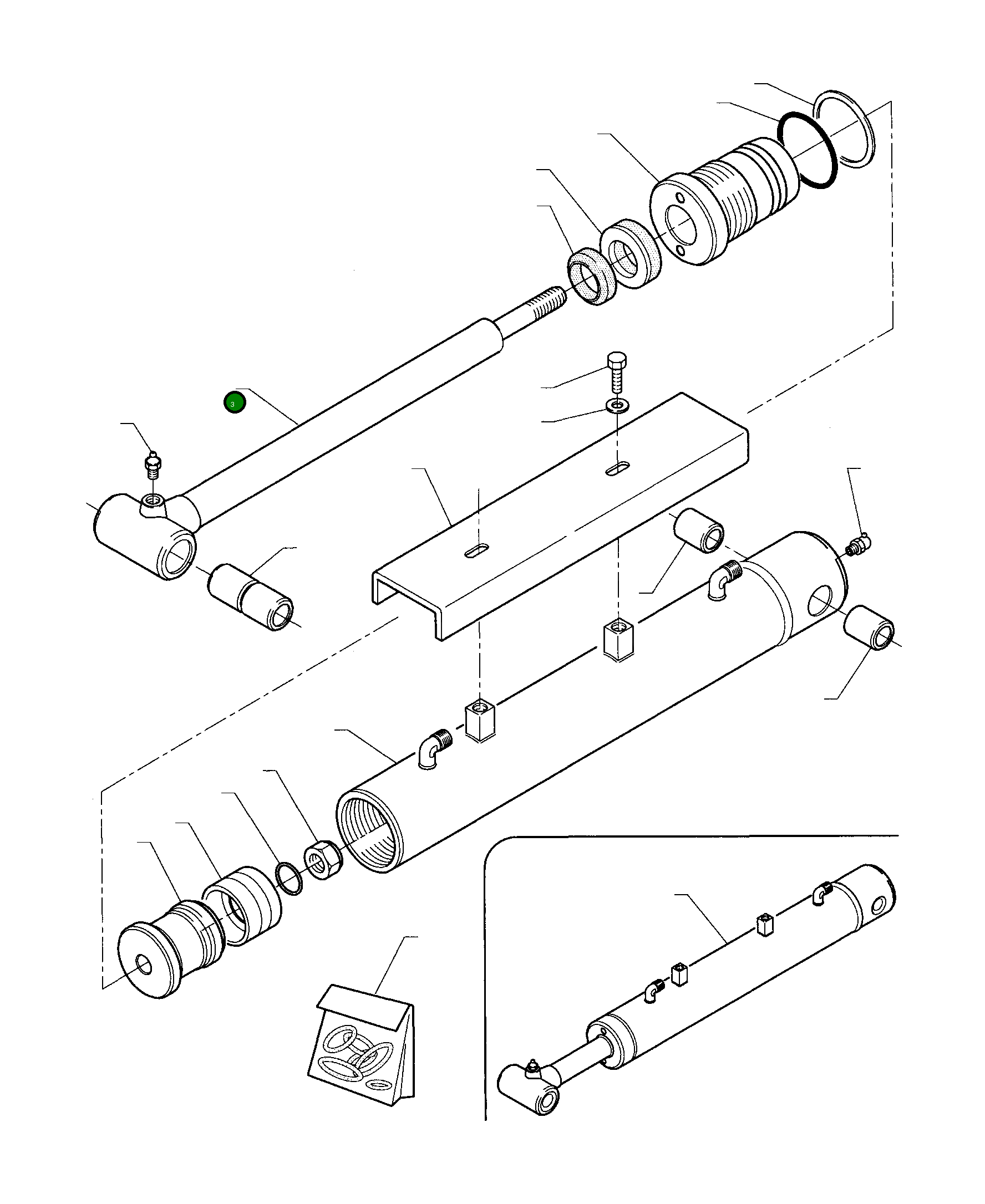 Шток UE3050081 Komatsu