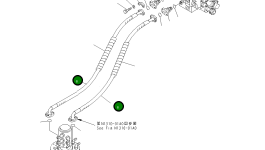 Шланг 770MM 20G-62-K9140 Komatsu